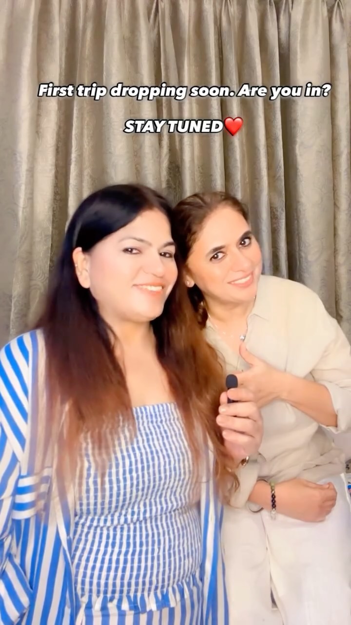 Two SoulTraveller women sharing a moment together